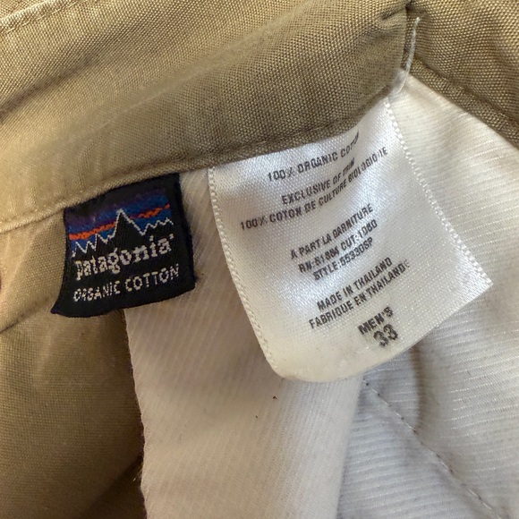 Patagonia Men's Twill Traveler Chino Pants - size 33 business casual organic - Picture 10 of 12
